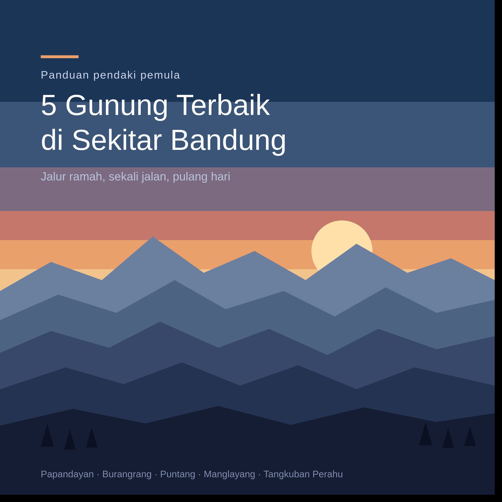 5 Gunung Terbaik di Sekitar Bandung untuk Pendaki Pemula